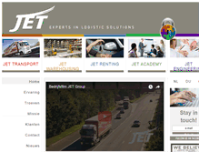 Tablet Screenshot of jetlogistics.eu